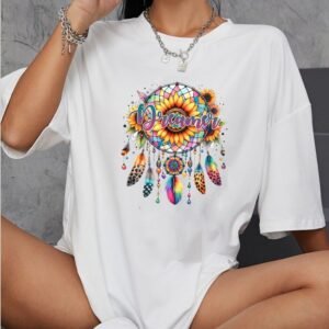 oversized t-shirt cotton - Image 2