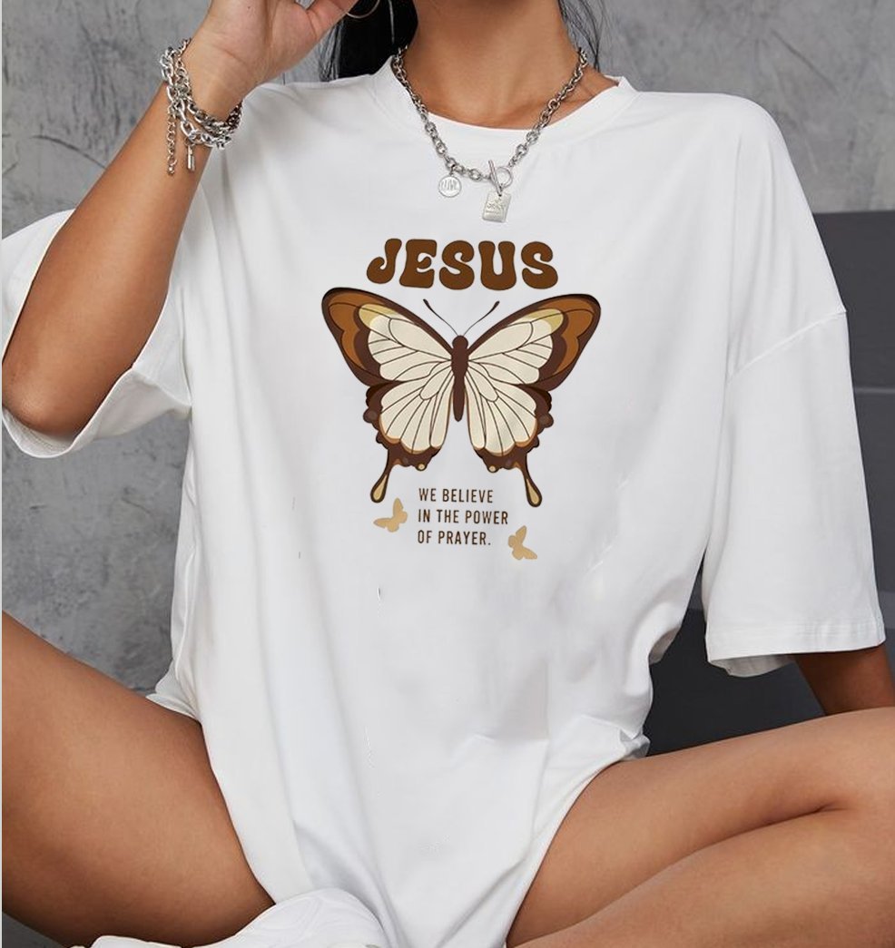 oversized t-shirt cotton - Image 1
