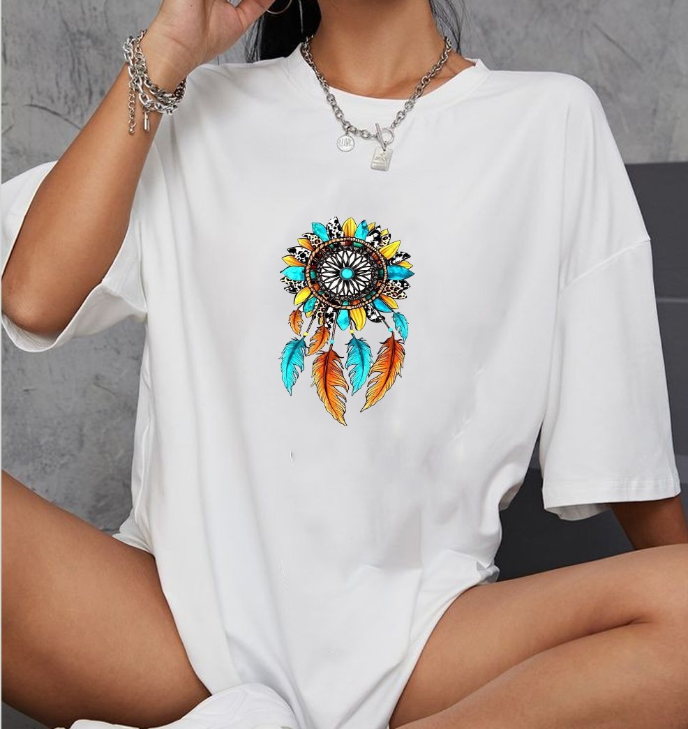 oversized t-shirt cotton - Image 1