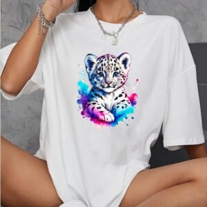 oversized t-shirt cotton - Image 2