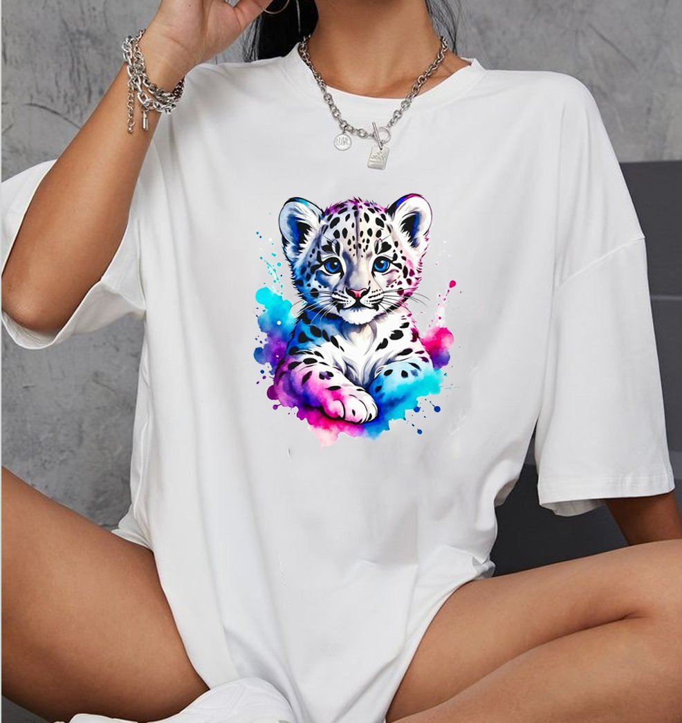 oversized t-shirt cotton - Image 2