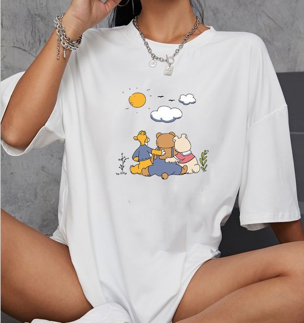 oversized t-shirt cotton - Image 1