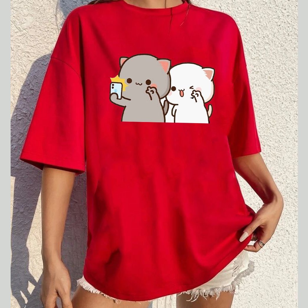 oversized t-shirt cotton - Image 2