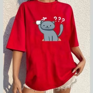 oversized t-shirt cotton for women