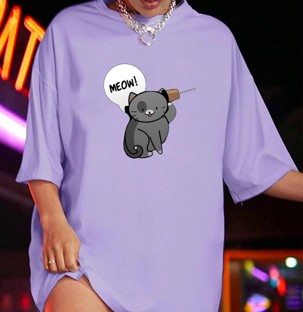 oversized t-shirt cotton for women - Image 5