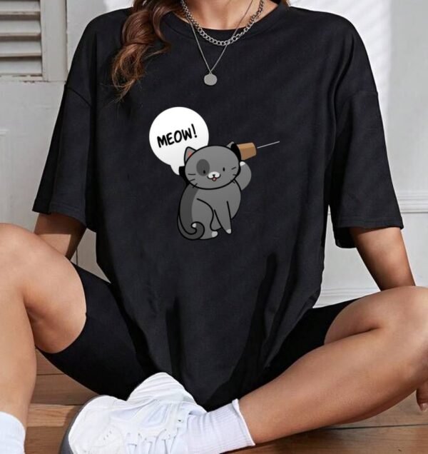 oversized t-shirt cotton for women