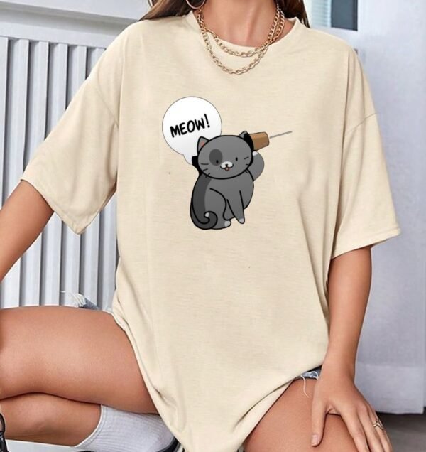 oversized t-shirt cotton for women