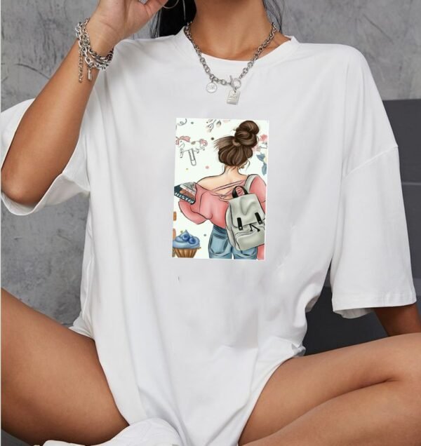 oversized t-shirt cotton for women