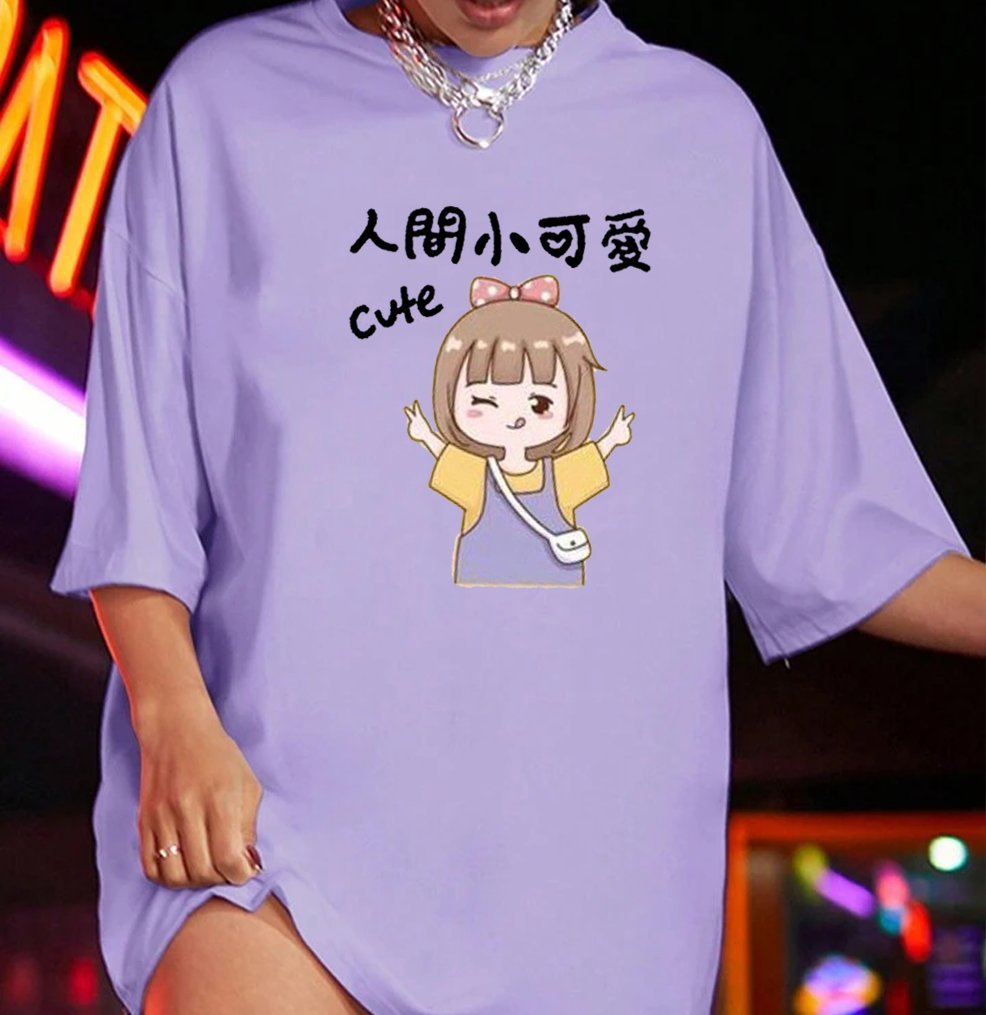 oversized t-shirt cotton for women - Image 5