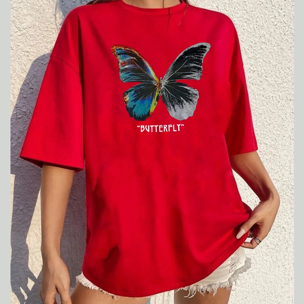 oversized t-shirt cotton - Image 1