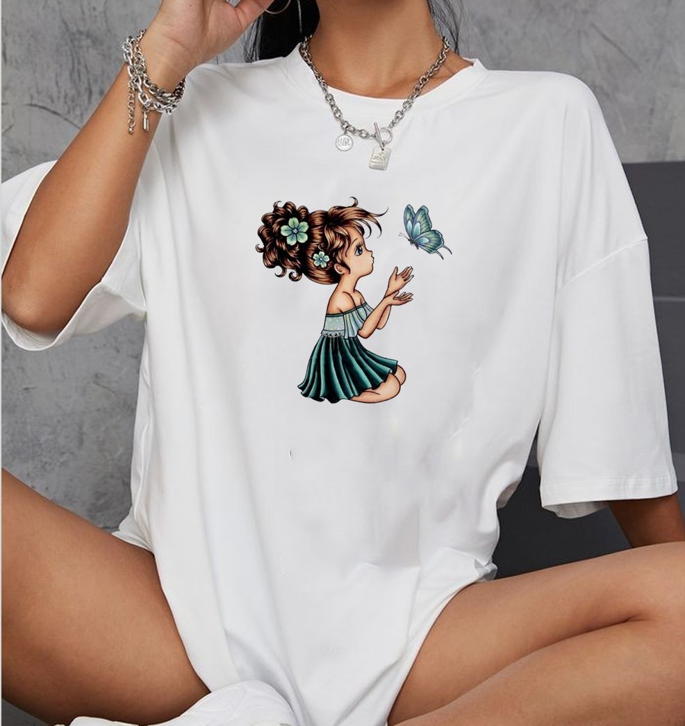 oversized t-shirt cotton - Image 1
