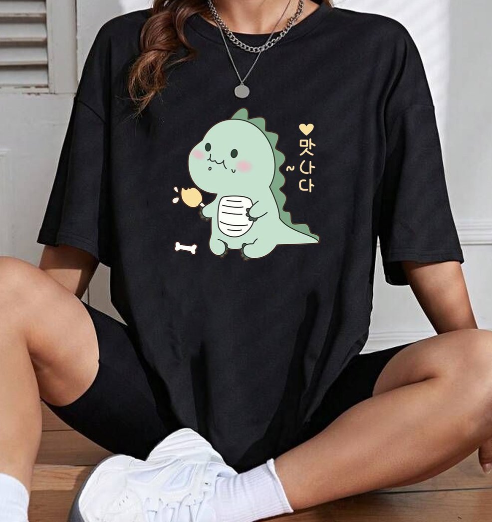 oversized t-shirt cotton - Image 1