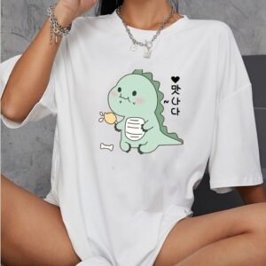 oversized t-shirt cotton - Image 2