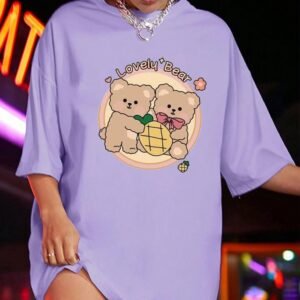 oversized t-shirt cotton - Image 2