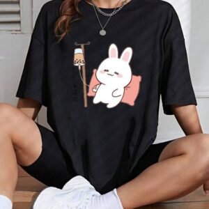 oversized t-shirt cotton - Image 2