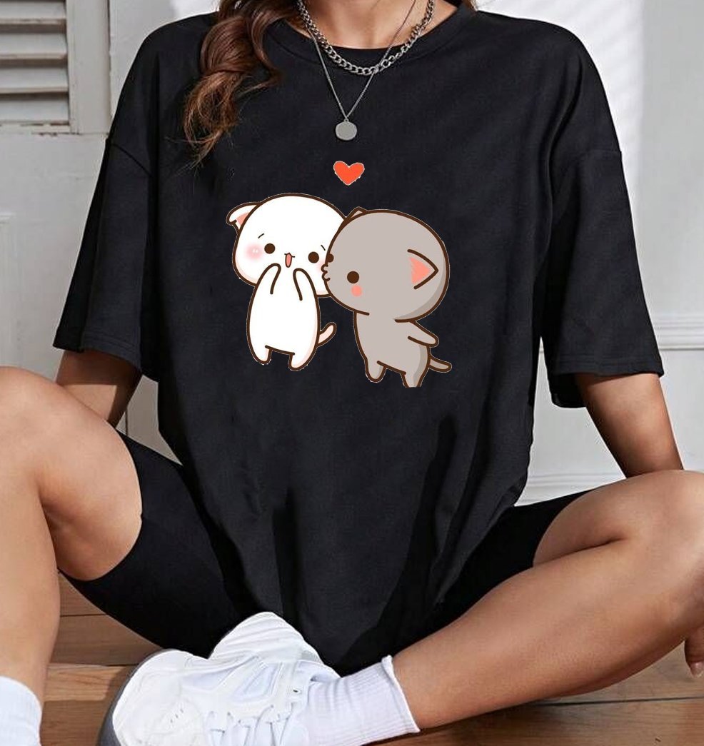 oversized t-shirt cotton - Image 1