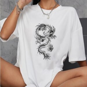 oversized t-shirt cotton - Image 2