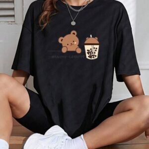 oversized t-shirt cotton - Image 2