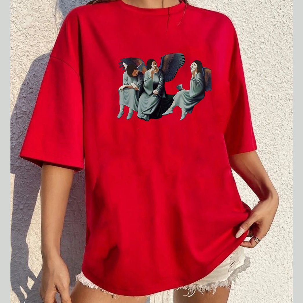 oversized t-shirt cotton - Image 1