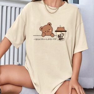 oversized t-shirt cotton - Image 5