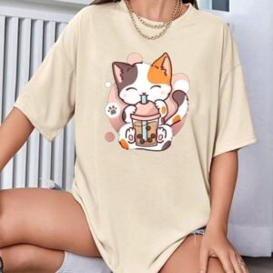 oversized t-shirt cotton - Image 5
