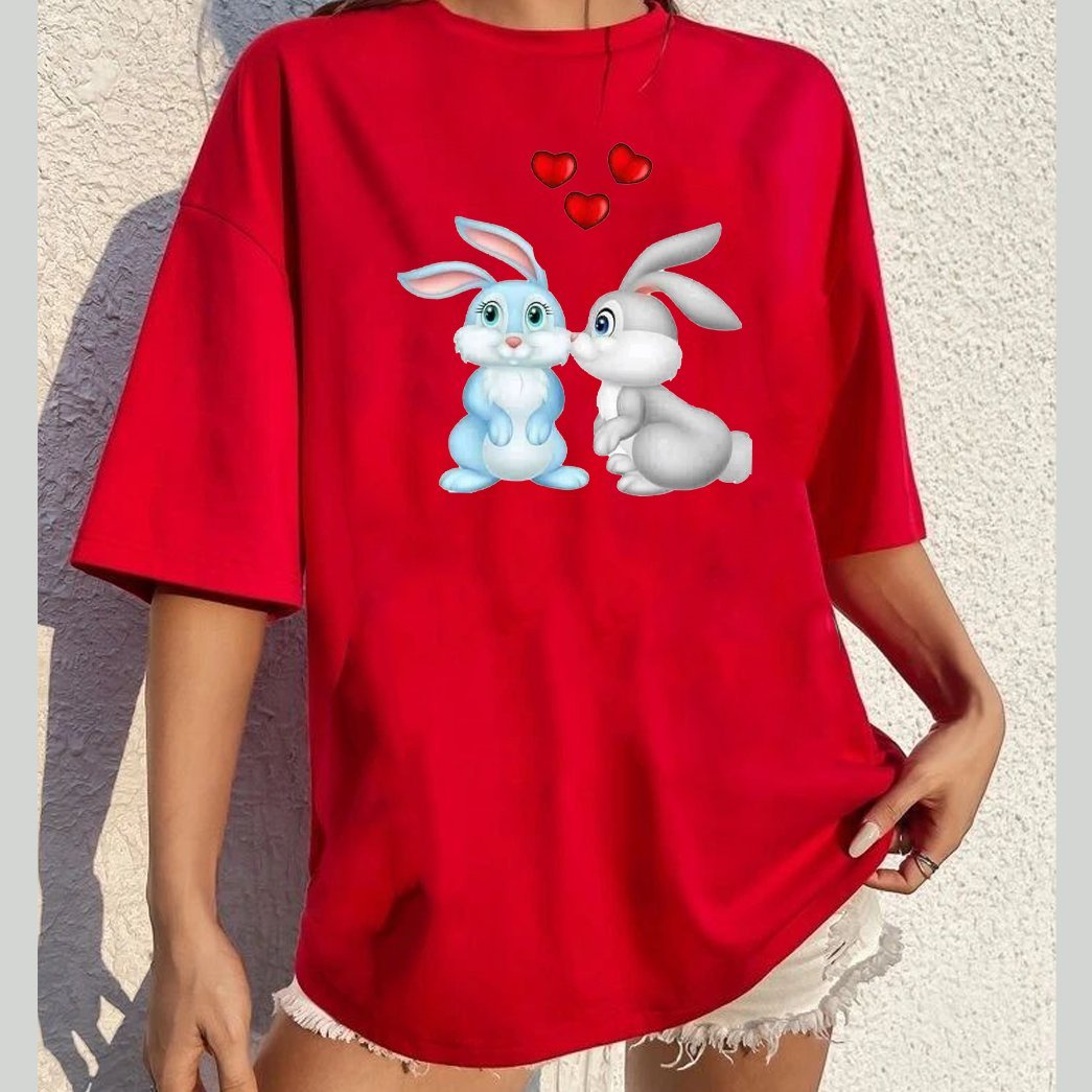 oversized t-shirt cotton - Image 1