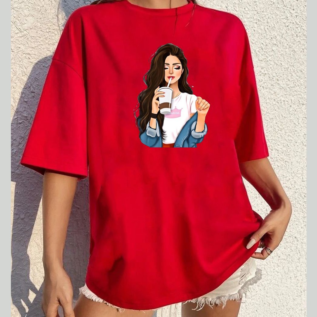 oversized t-shirt cotton - Image 1