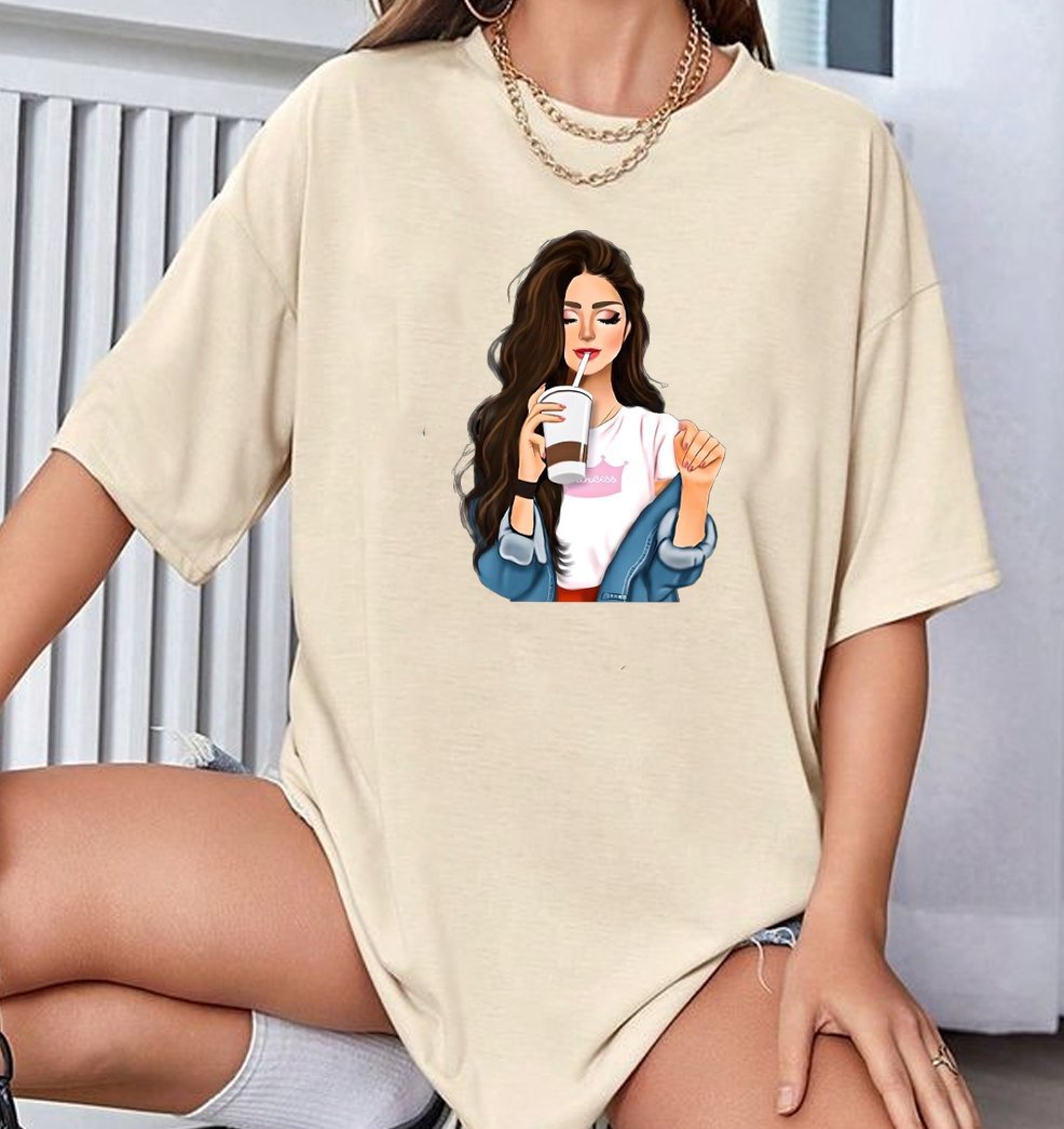 oversized t-shirt cotton - Image 2