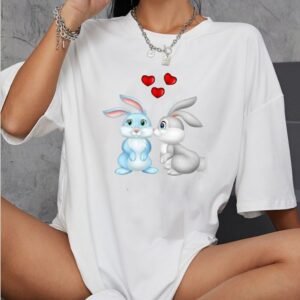 oversized t-shirt cotton - Image 2