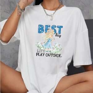 oversized t-shirt cotton - Image 2