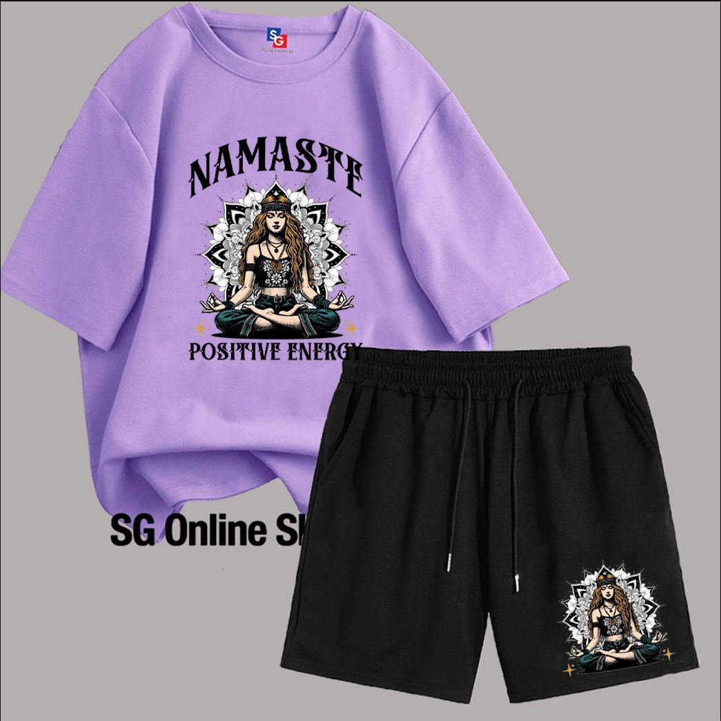 t shirt and shorts 100 💯 comb cotton 220 gsm available for sg online shopping - Image 5