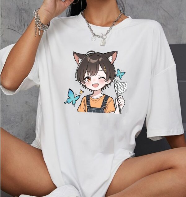 oversized t-shirt cotton - Image 2