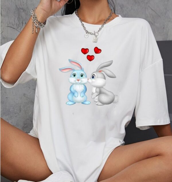 oversized t-shirt cotton - Image 2